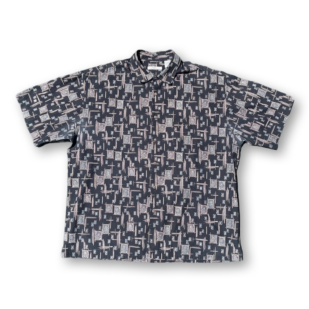 Tropical Hawaiian Short Sleeve Button Down Size XXL